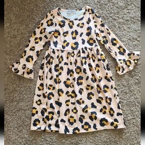 Girls leopard print dress